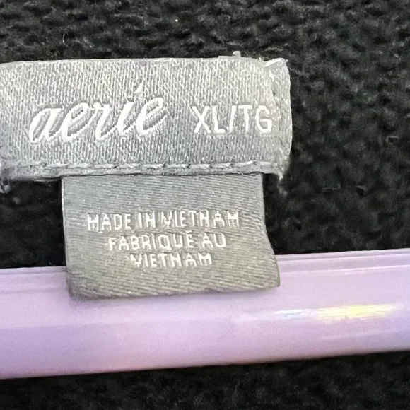 AERIE,🖤 OVERSIZED, BLACK SPLIT SIDE TUNIC SIZE XL - Picture 2 of 6